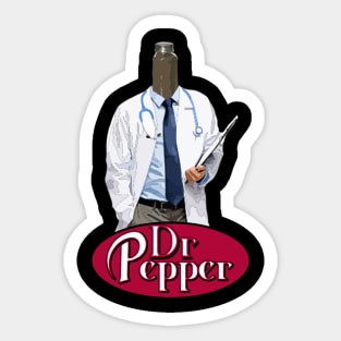 Dr, Pepper Sticker